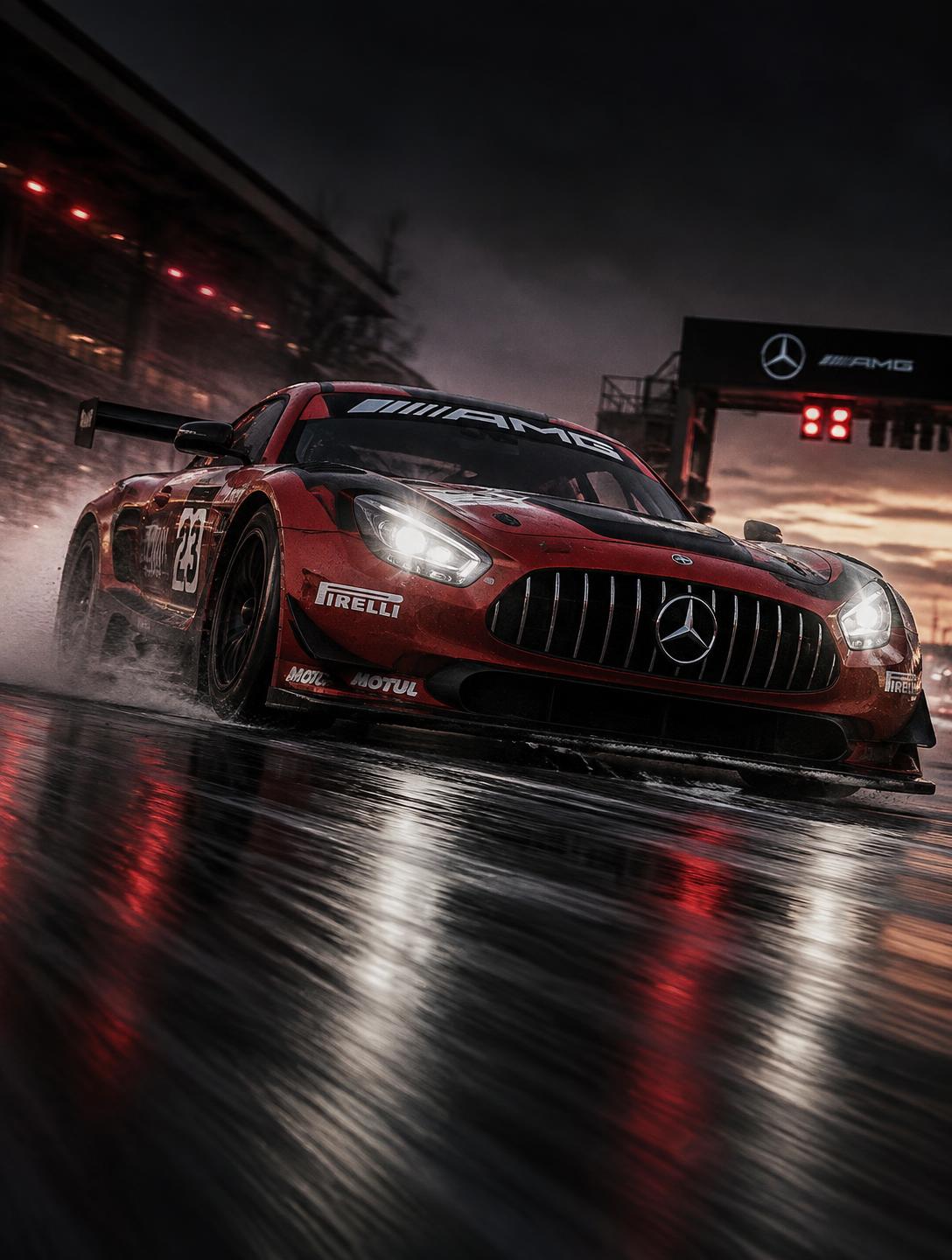 JK Racing Rennwagen auf der Strecke